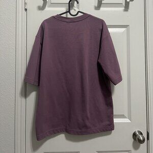 AIRism Cotton Oversized T-Shirt - Medium Purple